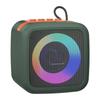 Altavoz Bluetooth X911 con Alta Apariencia, Luz Ambiental, para Coche de Exterior, Subwoofer de Escritorio para el Hogar, Cañón de Acero Pequeño, Mini Altavoz