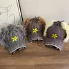 Gorra de Béisbol con Orejeras a Cuadros Coreana para Mujer Invierno Exterior Ciclismo y Esquí Resistente al Viento y al Frío Gorra Lei Feng Gorra de Piloto