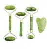 Suministrado Directamente por el Fabricante, Dispositivo de Belleza de Jade Natural, Masajeador, Rodillo Facial, Instrumento de Belleza de Jade, Gua Sha de Jade para Belleza