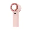 Gadget Prático de Resfriamento: Ventilador de Mão com Compressa Fria, Mini Ventilador Portátil Recarregável com Bateria de Longa Duração, Ventilador Elétrico de Mesa para Resfriamento