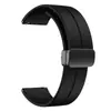 Pulseira de relógio universal 20-22mm para Huawei GT2/3/3 Pro/Samsung/Jiaming fivela magnética pulseira de relógio de silicone