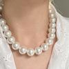 Collar de Perlas Estilo Ni Ni para Mujer Lujo Ligero Sentido de Alta Gama Sentido de Diseño de Nicho Cadena para el Cuello Estilo Occidental Elegante Accesorios Explosivos