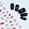 Novo Adesivo para Nail Art Estéreo 5D Em relevo Borboleta Flor Renda Laço Rosa Adesivo de Unha de Alta Qualidade