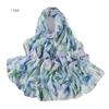 Flujo Nuevo Transfronterizo Florido Smanyu Impresión de Jiangnan No. Pañuelo para la cabeza de gasa estampada de perlas para mujer 149-169
