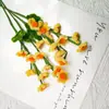 Palito retorcido Flor artificial de margarita pequeña Flor eterna creativa para bricolaje Tallo único Venta al por mayor Ramo de margaritas pequeñas Palito retorcido