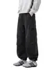 Ropa para Hombre Fengshe / 2026 Primavera/Otoño Holgada Ropa de Trabajo Pantalones de Pierna Ancha Forma de Guadaña Pantalones Casuales Pantalones Largos Pantalones de Trabajo para Hombre