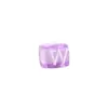A-Z Cubos Transparentes 6*6 Letras Individuales Cuentas DIY Accesorios para Joyería Cuentas Inglesas de Colores Educativas para Niños Sueltas