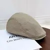 Gorra de algodón vintage estilo coreano para mujer, adecuada para salidas de primavera y otoño, casual y versátil, hace que la cara se vea más pequeña, gorra de pico, gorra de repartidor