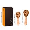 Cuchara medidora de café en polvo de acero inoxidable 304 con escala, herramienta para hornear de 30 ml y 15 ml, ideal para medir granos de café.
