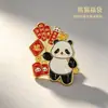 Venta al por mayor en fábrica Artículo popular del Libro Rojo Serie Panda Imán de nevera de metal Souvenir de regalo de ciudad cultural y creativa