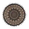 Posavasos tejido estilo nórdico, mantel individual de algodón y lino para mesa de comedor, tapete aislante, accesorios de tiro, tapete decorativo de yute para el hogar