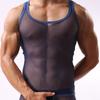 Nueva Camisola de Verano para Hombre para Exportación Chaleco V Sexy Transpirable Deportivo Top de Tubo Ropa con Forro Delgado Mangas Cortas