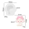 Molde Squishy Fruta Oso Nariz Dibujos Animados Alivio del Estrés Juguete Squishy DIY Molde de Silicona Hecho a Mano