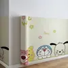 Papel de Parede Autoadesivo Estilo Cartoon Infantil e Puro Adesivos de Parede à Prova d'Água Papel de Parede para Casa Decoração de Parede de Fundo para Quarto Sala de Estar Adesivos