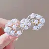 Pinza de Resorte de Arco de Aleación Galvanizada Hecha en Yiwu 2025 Versión Coreana Accesorio para el Cabello Fresco y Dulce para la Parte Posterior de la Cabeza Pinza de Pelo a la Moda