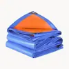 Lona 10*15m PE azul-laranja (tamanho real 9*14,5) metros