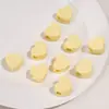 Contas Acrílicas Creme com Furo Grande Estrela de Cinco Pontas Flor de Ameixa Coração Contas Feitas à Mão DIY Caseiro Corrente para Celular Chaveiro Joias