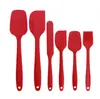 Kit de 6 Peças de Utensílios de Cozinha de Silicone Espátula de Silicone Pincel de Óleo Ferramenta para Churrasco e Assar
