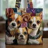 2026 Nueva Serie Transfronteriza de Cachorros Estampado Digital Bolso de Hombro Acolchado de Moda