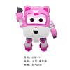 Venta al por mayor Equipo Wang Wang Peppa Pig Animal de dibujos animados Película de aluminio Gas Dinosaurio Puesto Puesto Clip Globo grande de dibujos animados