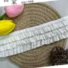 5,5cm Renda Elástica de Algodão Acabamento Atacado em Estoque Acessórios de Renda de Algodão para Roupas