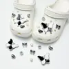 Amuletos para Zapatos Croc, Accesorios para Mujer, Clips para Zapatos DIY, Decoraciones 3D con Pedrería, Clips Desmontables, Estilo de Moda de Influencers