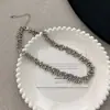 Moda Europeia e Americana Colar de Bolas com Contas Corrente de Clavícula Estilo Metal Personalizado Design Exagerado de Nicho Colar Atacado para Mulheres