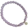 Pulseira de cristal rosa estilo coreano ins anel único Moda Feminina que preserva a cor pulseira pingente dourado de bênção joias atacado
