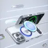 Para iPhone15 juego funda de teléfono móvil de TPU para cerveza soporte inclinable iPhone16 plus transparente funda de teléfono móvil con succión magnética