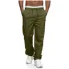 Pantalones de trabajo versátiles con cordón estilo americano para hombre, primavera y otoño, pantalones casuales rectos deportivos de moda, venta al por mayor