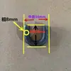 Gancho de Soldadura de Anillo en U de Hierro Sólido, Doblado de Barra de Hierro con Forma de Arco Semicircular, Gancho de Hebilla en U, Doblado de Barra de Oreja de Elevación