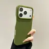 Funda Mate de Color Sólido con Tacto de Piel Adecuada para Funda de Teléfono Apple 17 Pro iPhone 16 Pro Ultrafina 15 Pro Media Cubierta 14 Pro
