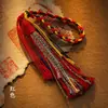 Nuevo llavero tejido a mano estilo chino estilo Xizang, artículo decorativo, cadena para teléfono, accesorio colgante para bolso semiacabado