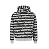 Sudadera con capucha a rayas de bloques de color y estampado de estrellas, estilo americano, colores de moda para primavera y otoño, chaqueta casual con cremallera para pareja