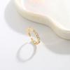 Diseño Personalizado Otoño e Invierno Anillo Abierto Ajustable Anillo Elegante Nicho para Mujer Lujo Ligero de Alta Gama Anillo para Dedo Índice Venta al por Mayor