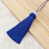 Abacaxi chapéu anti-rugas gelo seda borla borla diy material feito à mão chinês nó acessórios chaveiro roupas pequeno pendurado orelha