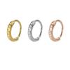 Jóias da Moda Popular Europeia e Americana Transfronteiriça Anel de Nariz Geométrico Moderno Personalizado Liga de Cobre Novo Piercing Anel de Nariz