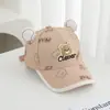 Gorra de Béisbol Elegante para Niños y Niñas de Primavera y Otoño con Diseño de Orejas de Oso, Sombrero para el Sol para Salidas al Jardín de Infancia