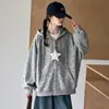Jaqueta Feminina Estilo Primavera e Outono Moletom com Capuz Infantil Jaqueta Baseball Crianças Maiores Roupas de Outono Blusa Solta Grande Quantidade em Estoque