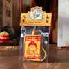 Pegatina para Teléfono del Dios de la Fortuna con Lindo Diseño de Buda - Definitivamente te Harás Rico, Ascenderás y Recibirás un Aumento de Sueldo. Souvenir Turístico de Zonas de Turismo Cultural y Creativo
