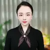 2026 Nuevo Bufanda Larga Estrecha de Seda para Mujer de Primavera y Verano, Protección para el Cuello, Elegante Bufanda para el Cuello con Nudo de Mariposa, Bufanda Delgada