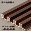 Panel de pared de chapa de madera de PVC, rejilla decorativa de madera y plástico, material de protección ambiental, panel de pared de varios tamaños, venta al por mayor.