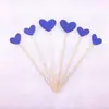 Cartão de Bolo Decoração Inserir Amor Estrela Coroa Inserir Cartão de Bolo de Aniversário Decoração de Bandeira