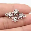Conectores Rombo Forma de Flor Multicolor de 30X21 mm 1.7 g, Accesorios DIY de Venta Caliente Transfronteriza