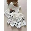Pijama redondo de nuevo estilo transfronterizo para mujer, con un lindo estampado de salchicha, adecuado para usar en verano y se puede usar como ropa casual para estar en casa.