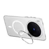 Aplicable a funda de teléfono magnética efecto hielo corrugado vivo x300pro soporte de lente Z11turbo iqoo15 antideslizante