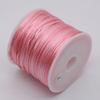 No. 7 Hilos de Jade Rojo Rollo Pequeño 1.5mm para Trenzar Pulseras y Collares, Materiales de Nudo Chino al por Mayor