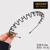Diadema para Hombre, Diadema Deportiva Simple Invisible, Moderna para la Parte Trasera de la Cabeza de Hombre, Negra Onda para Lavarse la Cara, Diadema Antideslizante, Accesorio para el Cabello