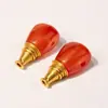 Cuentas de Vidrio Amarillas, Cuentas de Vidrio Rojas, Conectores de Tres Vías, Accesorios para Manualidades, Joyería DIY F33