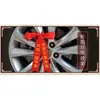 Cinta Roja para Entrega de Coche, Cinta Roja para Coche de Tienda 4S, Tira de Tela Roja para Coche Nuevo, Serpentina de Cuerda Roja de Seguridad para Motocicleta, Cinta Roja de Bendición